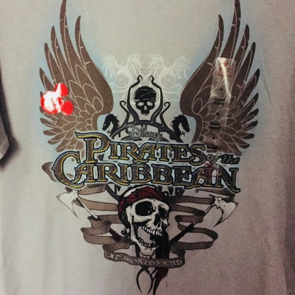 Pirates of. Caribbean At Worlds End Tee, NWT, M - Picture 2 of 7
